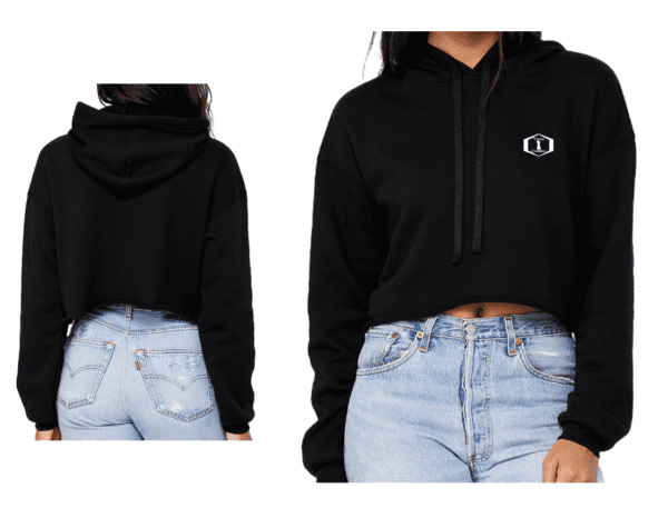 Women's Cropped Fleece Hoodie